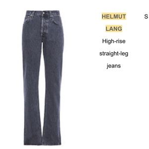 Helmut Lang High Rise Jean